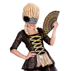 Plesová škraboška s růží